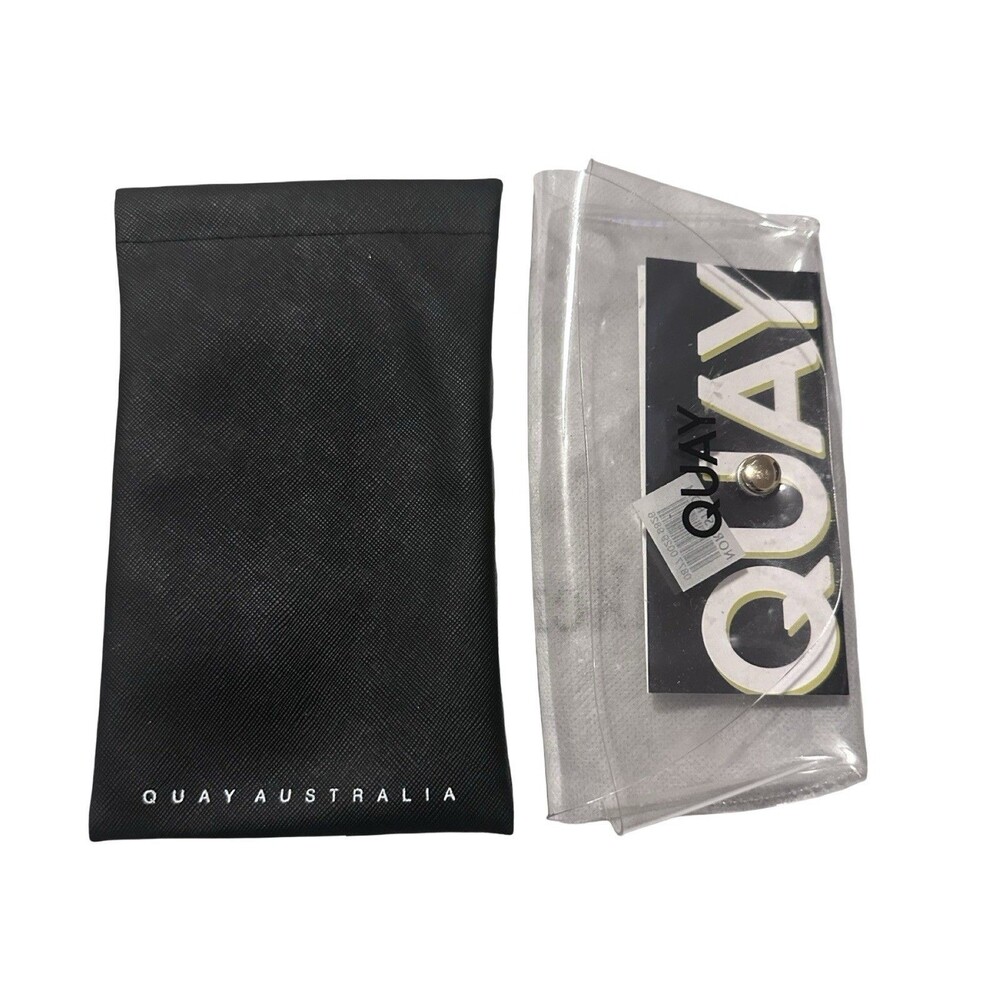 Quay Australia Two Sunglass Cases Black